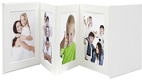 Deknudt Leporello weiß 8 x 10 x 15 Leder für 8 Bilder A66DC18PH