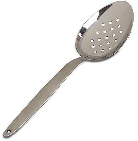 JB Prince Gray Kunz Perforated Spoon