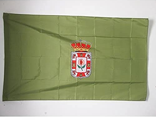 AZ FLAG Bandera Provincia de Granada 150x90 cm Poliéster 100D Funda | Uso interior y exterior Enseña grenadina costuras dobles y bordes reforzados con funda para mástil