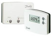 Danfoss 087N791400 White Tp5000RF SI Programmer Room Thermostat with