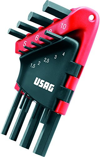 USAG 280 N/S9 - Serie di 9 chiavi a brugola maschio esagonale 280731