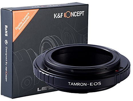 K&F CONCEPT Lens Mount Adapter for Tamron to EOS, Compatible with Tamron Adaptall2 Adaptall-2/adapterll II Mount Lens and Compatible with Canon EF EF-S EOS Mount Cameras