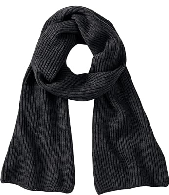 Beechfield Unisex B469 Metro Strickschal Einheitsgröße Schwarz