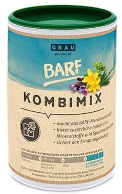 GRAU - das Original - BARF-KombiMix, Komplettmischung zum BARFEN, natürliche Rundumversorgung, 1er Pack (1 x 150 g), Ergänzungsfuttermittel für Hunde