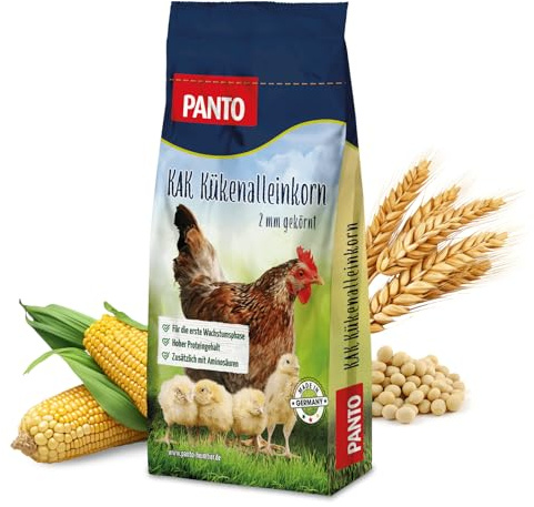 PANTO Kükenalleinkorn 25 kg – Kükenfutter gekörnt 2mm, Alleinfutter