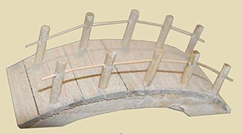 Unbekannt Krippenzubehör Brücke, Länge 14,5cm, Breite 5cm, Höhe 4,5cm, Grau