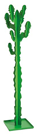 Arti & Mestieri Cactus - Appendiabiti da Terra di Design 100% Made in Italy - in Ferro, 45 x 45 x 170 cm - Verde