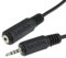 kenable 4 Pole 3 Bands 2.5mm Male to Female Jack Extension AV Cable Lead 2m