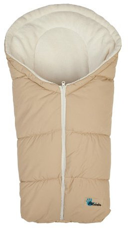 Altabebe AL2006C - 08 Winterfußsack für Babyschale, Klimaguard Linie, beige/Whitewash