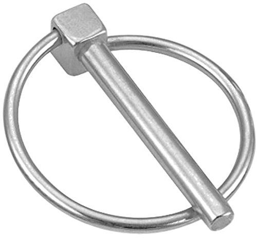 1 Stück Klappsplint Edelstahl A4 Klappbolzen 56,2 mm Steckbolzen Ringbolzen Klappstecker
