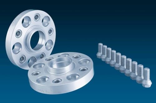 H&R 21mm Spurverbreiterung Spurplatte 5-Loch 112mm LK Kompatibel mit VW T-Roc A11 Touran 5T1 TIGUAN AD1 ARTEON SHOOTING BRAKE 3H9, SKODA Kodiaq NS7