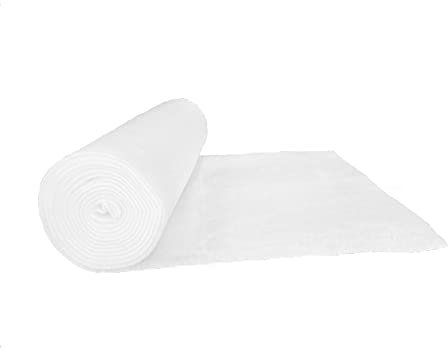 pemmiproducts Volumenvlies 150g/m², 1,5 m x 35 m, ca. 15 mm dick, 100% Polyester, Patchworkvlies, Polstervlies, Vliesstoff, Polsterwatte, Watte