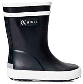 Aigle Baby Flac, Bottes de Pluie Garçon Mixte Enfant, Marine New 001, 20 EU