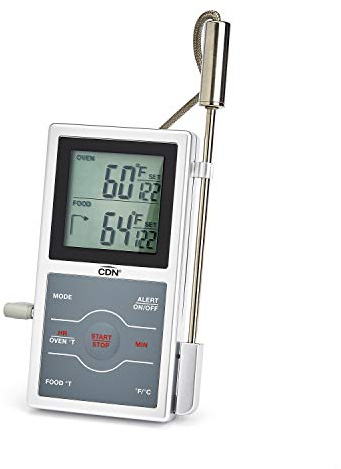 CDN Dual-Sensing Probe Thermometer/Timer,