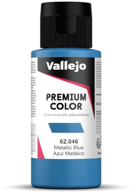 AV : Premium Airbrush Paint : 60ml : Metallic Blue by Acrylicos Vallejo
