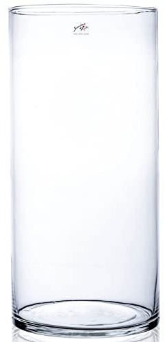 Glasvase Cyli klar zylindrisch 40 cm Ø 19 cm hot Cut von Sandra Rich