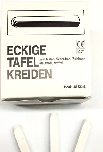 Wabu Kreiden Tafelkreide, weiß, 48er Pack