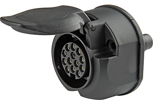 Herth+Buss 51305138 Steckdose mit Dichtung, mit Microschalter, mit Anschlussleitung, Abgang mitte