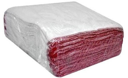 10 Pack Cotton Premium Extra Large White Dishcloths Cleaning Cloths Super Absorbent, 30 x 50cm
