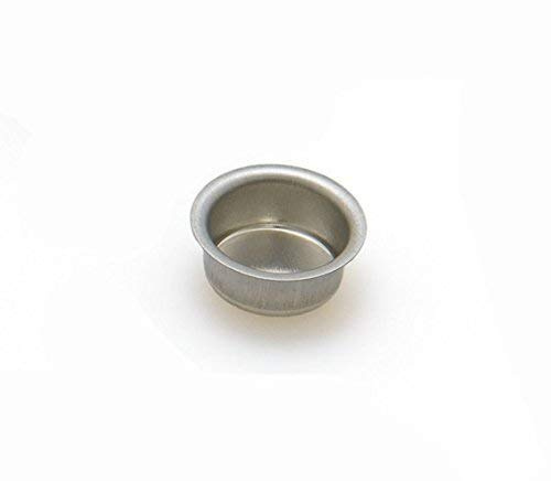 A.J. Wwe - Metallwaren GmbH Tüllen für Haushaltkerzen Silber (ohne Tropfenfänger) Ø 20mm, Größe:10 Stück