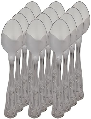 Kings Cutlery Tea Spoons - Pack of 12 | Stainless Steel Tea Spoons, Genware Kings Cutlery, Teaspoons