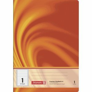 Brunnen 20 x Schulheft Young Vivendi A4 Lineatur 1 90 g/qm 16 Blatt
