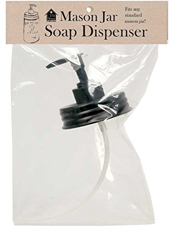 Mason Jar Soap/Lotion Dispenser Lid Brown