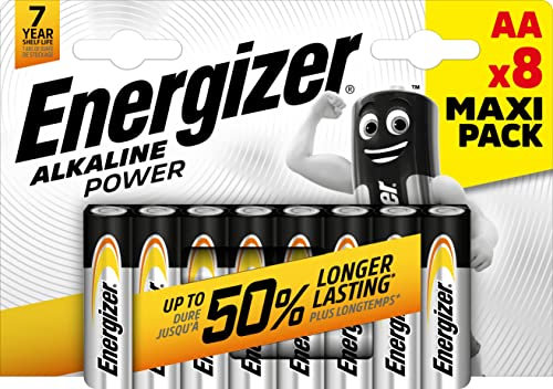 Energizer Alkaline Power - Pack de 8 pilas Alcalinas AA /LR06