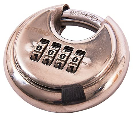 Am-Tech T1146 Cadenas disque 70 mm Combinaison à 4 chiffres