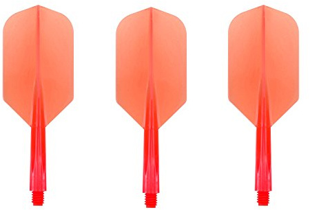 Condor Darts Flight Plain Clear Red Slim S
