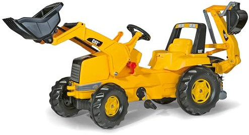 Rolly Toys 813001 - Traktor Cat mit Lader und Heckbagger