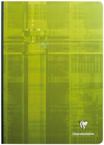 Clairefontaine 69142C Un Cahier Brochure Dos Toilé - A4 21x29,7 cm - 192 Pages Petits Carreaux - Papier Blanc 90 g - Couverture Carte Pelliculée Couleur Aléatoire
