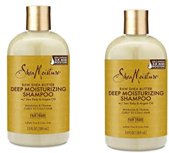 Shea Moisture Pack of two Raw Shea Butter Moisture Retention Shampoo, 13 Ounces by Shea Moisture