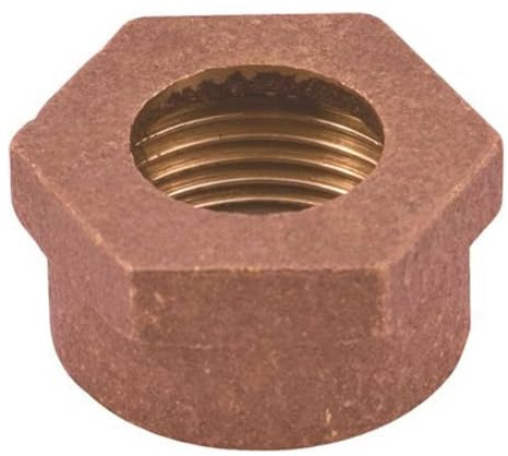 PROPLUS 2489383 Ballcock Coupling Nut, Brass, 7/8 (10 Pack)