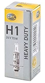 HELLA 8GH 002 089-253 Glühlampe - H1 - Heavy Duty - 24V - 70W - Sockelausführung: P14,5s - Schachtel - Menge: 1