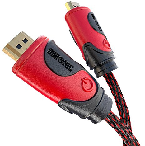 Duronic HDC03 1,5m Cavo HDMI 2.0 4K 2160p Oro 24K Alta Velocità | Per intrattenimento domestico e lavoro; supporta contenuti UHD con trasmissione stabile e affidabile.