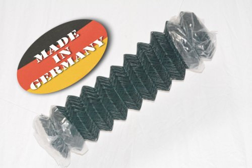 Maschendrahtzaun Drahtgeflecht Viereckzaun Gartenzaun Drahtrolle Gitterzaun MW 60/60/2,8 mm - Höhe 80 cm, Länge 25 m