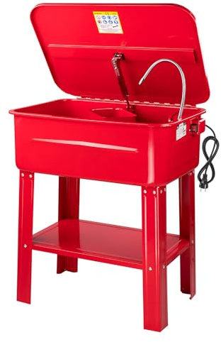 DEMA Teilewaschgerät 80 L – Teilereiniger, Teilereinigungsgerät, Teilewascher – inkl. Pumpe, Set/Paket – robust, effizient, langlebig – für Werkstatt, Garage, KFZ, Industrie