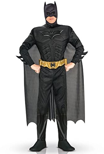 KULTFAKTOR GmbH Batman-Kostüm für Herren Superheld Lizenzware schwarz XL