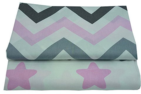 2 Pieces 50 cm * 160 cm Sterne Zigzag Baumwolle Stoff für Baby Decken Kissen Kissen nähen Stoff telas Patchwork TISSUS