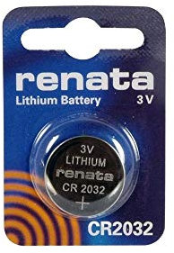 Renata CR2032 Coin Batterie CR 2032 Lithium 225 mAh 3V