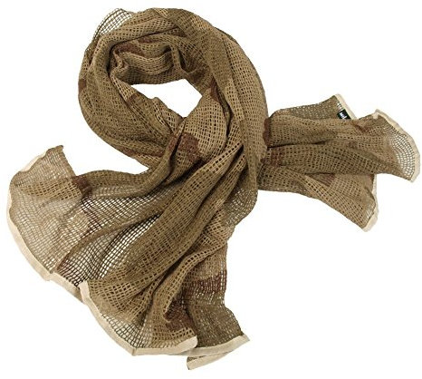 Mil-Tec Unisex Sjaal-12625060 Schal, 3 Farben Desert 190 x 90 cm, Einheitsgröße EU