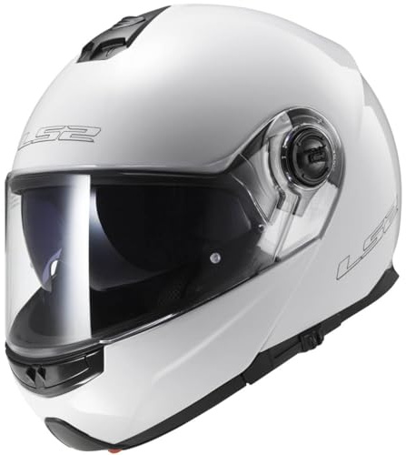 LS2 Motorradhelm STROBE, Weiß, Größe L