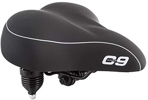 Sunlite Cloud-9 Bicycle Suspension Cruiser Saddle, Cruiser Gel, Tri-color Black