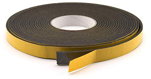 GleitGut Filzband selbstklebend schwarz Filzklebeband Meterware 10 m auf der Rolle Filzstärke: 3 mm (Breite 30 mm)