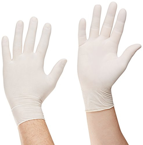 Guantes de latex con polvo talla 8 - 9, 100 unidades
