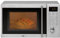 Clatronic Four à micro-ondes encastrable avec grill MWG 778 U / 20 litres / 8 programmes automatiques/Horloge numérique/Peut être installé en dessous du comptoir, argent