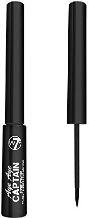 W7 Cosmetics Aye Aye Captain Liquid Eyeliner, Very Black 5 ml