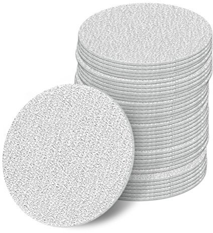 100 Stück 75 mm Exzenter Schleifscheiben P320 Körnung ohne Lochung Haft Klett Schleifpapier