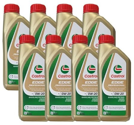 CASTROL EDGE Professional Motoröl ÖL TITANIUM FST V 0W20 C5 für VOLVO - 8 Liter